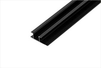 蚌埠航空纤维墙咔铝合金带灯中条（哑黑氧化）